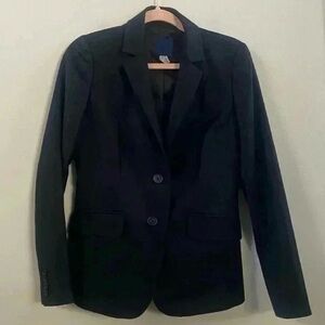 J.Crew 100% wool black blazer 2 EUC